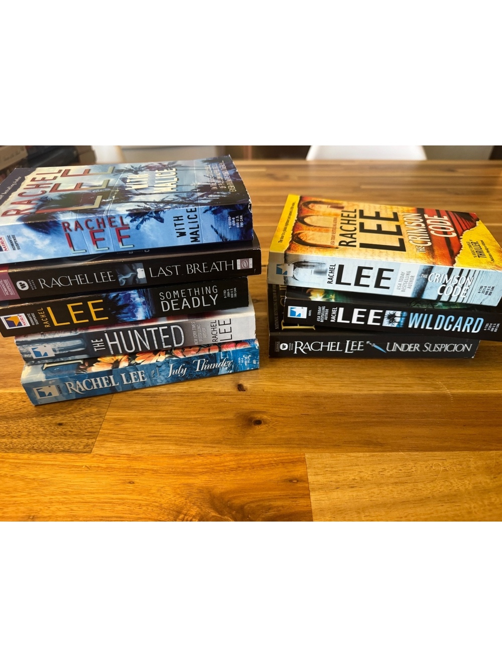 Rachel Lee Romantic Suspense Book Lot of 8 |Mystery Thriller|MIRA & Warner Books
